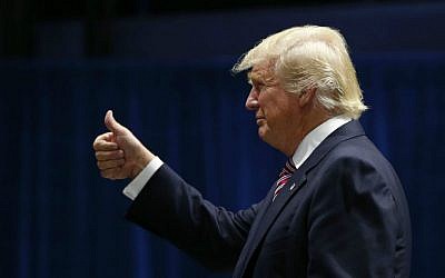 Republican presidential candidate Donald Trump speaks at a campaign rally in Austin, Texas, Tuesday, Aug. 23, 2016. (AP Photo/Gerald Herbert)