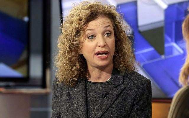 Rep. Debbie Wasserman Schultz, D-Fla., is interviewed in New York on March 21, 2016. (AP/Richard Drew) Rep. Debbie Wasserman Schultz, D-Fla., is interviewed in New York on March 21, 2016. (AP/Richard Drew)