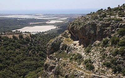 View of Israel's Lower Galilee. April 25, 2015. (Nati Shohat/Flash90)