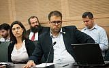 Likud MK Oren Hazan attends a meeting in the Knesset on June 20, 2016. (Miriam Alster/Flash90)