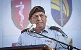 IDF Chief of Staff Gadi Eisenkot, July 13, 2016 (IDF Spokesperson's Unit)