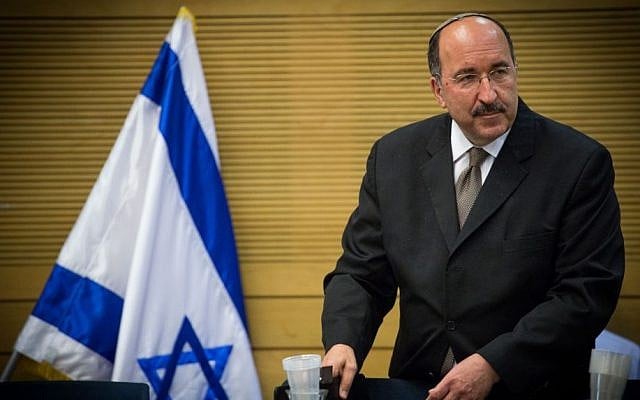 Director-General of the Foreign Ministry Dore Gold at a Knesset, committee meeting in Jerusalem, July 25, 2016. (Yonatan Sindel/Flash90) 