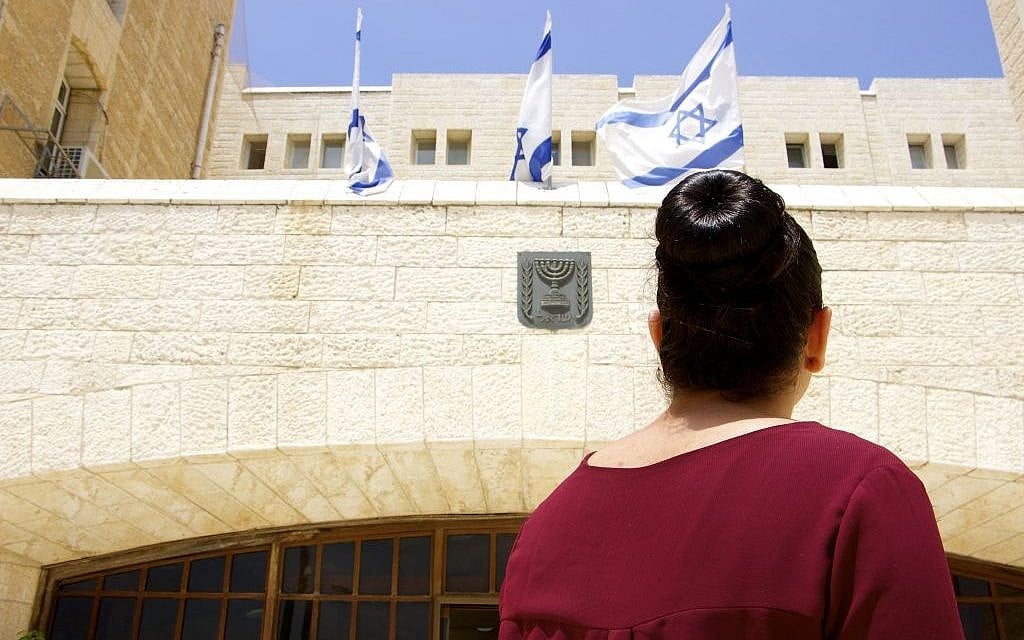 Bara’a Abed, a 20-year-old from East Jerusalem. She is part of a growing trend of Arabs joining Israel's national service. (Dov Lieber / Times of Israel) Bara’a Abed, a 20-year-old from East Jerusalem. She is part of a growing trend of Arabs joining Israel's national service. (Dov Lieber / Times of Israel)