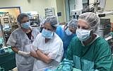 Staff at Kaplan Medical Center in Rehovot (Ofer Levi/ Kaplan Medical Center)