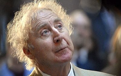 Actor Gene Wilder listens as he is introduced to receive the Governor's Awards for Excellence in Culture and Tourism at the Legislative Office Building in Hartford, Connecticut, on April 9, 2008. (AP Photo/Jessica Hill, File)