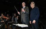 Peru’s President Pedro Pablo Kuczynski, whose father was a Jewish refugee after fleeing the Nazis in 1933, conducted Israel’s Philharmonic Orchestra during the playing of the Peruvian national anthem. (via JTA)
