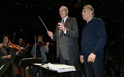 Peru’s President Pedro Pablo Kuczynski, whose father was a Jewish refugee after fleeing the Nazis in 1933, conducted Israel’s Philharmonic Orchestra during the playing of the Peruvian national anthem. (via JTA)
