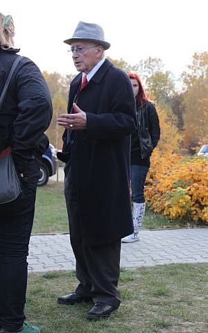 Philip Bialowitz Sobibor 2013. (CC-BY-SA/Anton-kurt/Wikimedia)