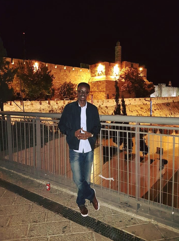 Honore Gatera, the director of the Kigali Genocide Memorial, visiting Jerusalem, July 2016 (screen grab Facebook) Honore Gatera, the director of the Kigali Genocide Memorial, visiting Jerusalem, July 2016 (screen grab Facebook)