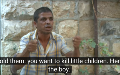 Ayoub Sroor,  accused by Israeli Prime Minister Benjamin Netanyahu of child abuse after telling Israeli soldiers to shoot his young child, responded in a August 4th, 2016 video testimony. (Courtesy: YouTube screenshot)