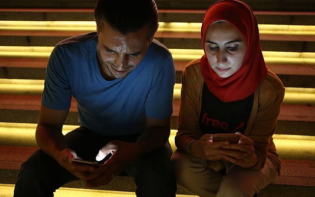 Syrian opposition activists Bahr Abdul Razzak and his wife Noura Al-Ameer in Istanbul, August 1, 2016. (AP Photo/Petros Karadjias)