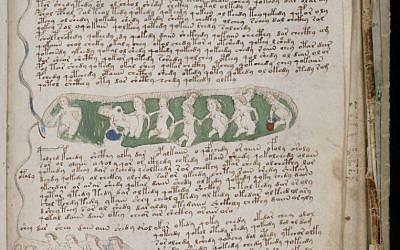 A page from the mysterious Voynich manuscript, which is undeciphered to this day. (Wikimedia Commons, Beinecke Rare Book & Manuscript Library, Yale University)