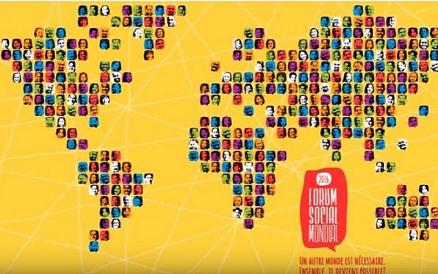 Poster for the World Social Forum, scheduled for August 9-14, 2016. (YouTube/Foro social mundial)