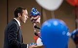 Paul Nehlen speaks after losing to House Speaker Paul Ryan in Wisconsin's primary, August 9, 2016. (Angela Major/The Janesville Gazette via AP)