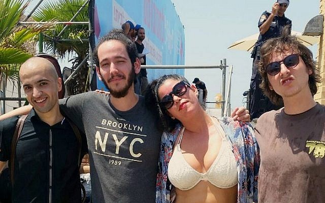 Singer Hanna Goor and her bandmates in Ashdod on Friday, August 26, 2016 (via Instagram) Singer Hanna Goor and her bandmates in Ashdod on Friday, August 26, 2016 (via Instagram)