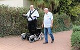 Dr. Amit Goffer's UPnRIDE Robotics Ltd. has developed a system that enables paraplegics to stand up straight, walk and climb stairs. (Courtesy)