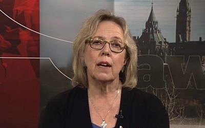 Canadian Green Party leader Elizabeth May. (Courtesy)