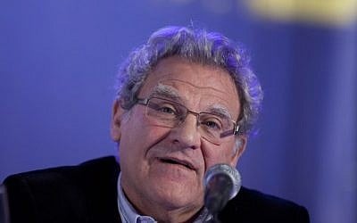 Prof. Efraim Inbar attends a conference in Jerusalem on February 3, 2014. (Flash90)