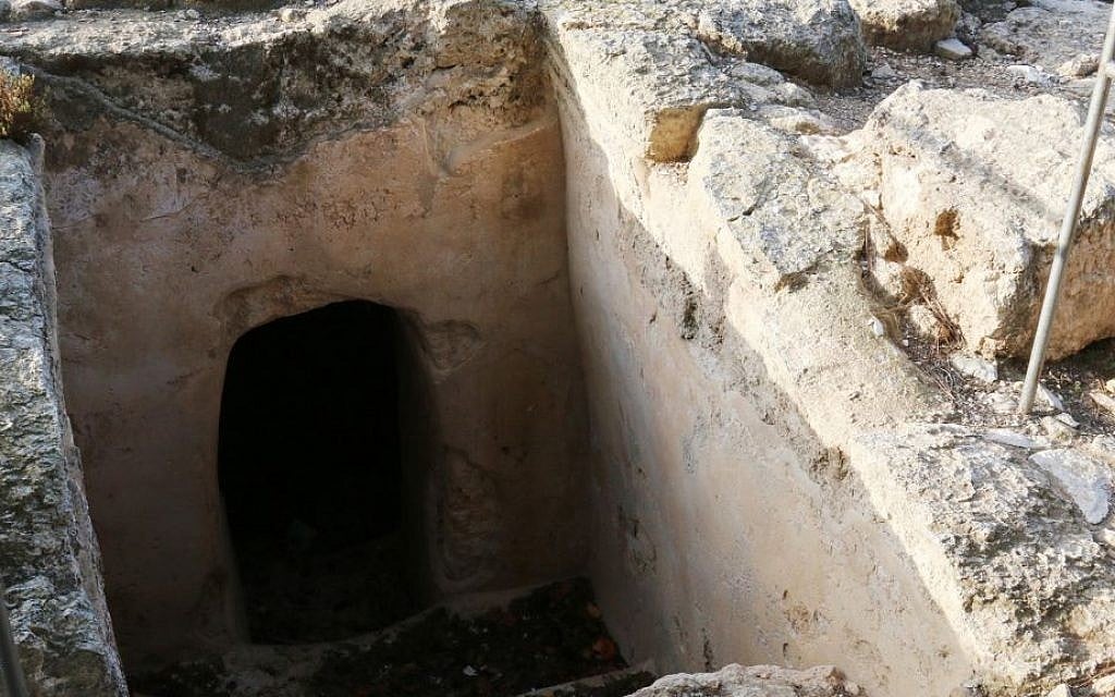 A mikve, or ritual bath, built around the time of the ancient Maccabees in the second century B.C.E. (Shmuel Bar-Am)