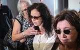 Galit Nakash at the Tel Aviv District Court, August 9, 2016. (Flash90)