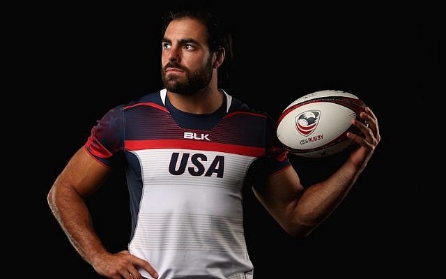 Nate Ebner posing for a portrait at the Olympic Training Center in Chula Vista, Calif., July 21, 2016. (Sean M. Haffey/Getty Images) Nate Ebner posing for a portrait at the Olympic Training Center in Chula Vista, Calif., July 21, 2016. (Sean M. Haffey/Getty Images)