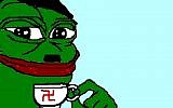 Pepe the Frog, an internet meme, has become a symbol of the alt-right. (Twitter/Lior Zaltzman)