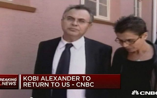 Screen capture on August 23, 2016, showing Israeli former Comverse CEO Kobi Alexander in Namibia in 2007. (Screen capture, CNBC)
