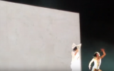 A YouTube screengrab photo of Aussie singer Sia's lackluster performance in Tel Aviv on August 11, 2016 (Courtesy YouTube)