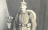 The century-old photo of Siegfried Lamm, a German soldier killed in action during World War I. (Courtesy of Noam Efron/via JTA)