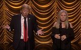 Jimmy Fallon as Donald Trump and Barbra Streisand performing a duet on the Tonight Show on Thursday, August 25 2016. (Screen capture YouTube)