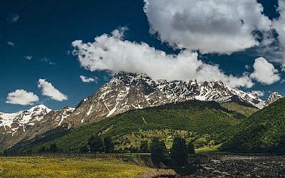 Georgia's Ushba Mountain (YouTube screenshot)