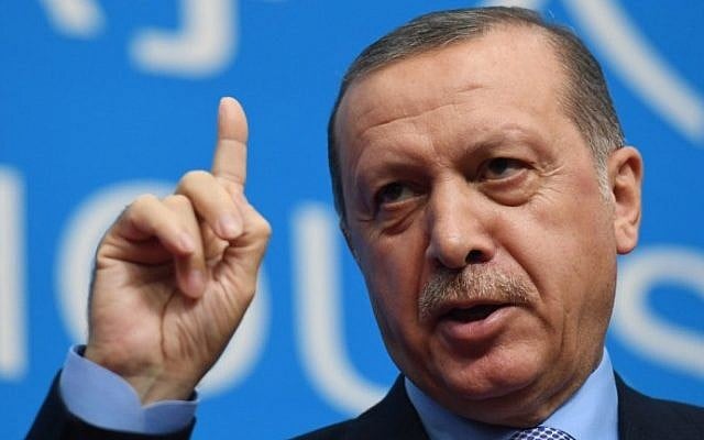 Turkey's President Recep Tayyip Erdogan speaks at a press conference after the closing of the G20 Leaders Summit in Hangzhou on September 5, 2016. (AFP/Greg Baker) Turkey's President Recep Tayyip Erdogan speaks at a press conference after the closing of the G20 Leaders Summit in Hangzhou on September 5, 2016. (AFP/Greg Baker)