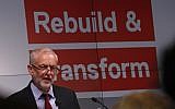 UK Labour Party Leader Jeremy Corbyn delivers a speech in central London, September 15, 2016.(AFP Photo/Adrian Dennis)