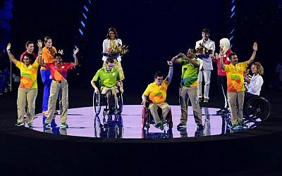 View of the closing ceremony of the Paralympic Games at Maracana Stadium in Rio de Janeiro, Brazil, on September 18, 2016. (Tasso Marcelo/AFP)