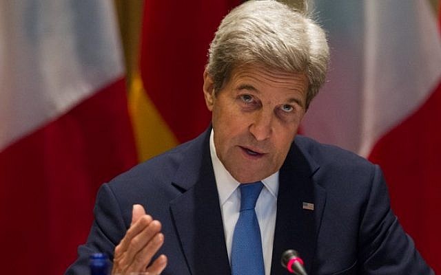 US Secretary of State John Kerry makes opening remarks during a ministerial meeting at Tufts University in Medford, Massachusetts on September 24, 2016 (AFP/Matthew Healey) US Secretary of State John Kerry makes opening remarks during a ministerial meeting at Tufts University in Medford, Massachusetts on September 24, 2016 (AFP/Matthew Healey)