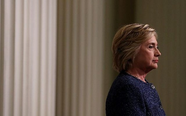 Democratic presidential nominee Hillary Clinton at the New York Historical Society Library on September 9, 2016 in New York City. (Justin Sullivan/Getty Images/AFP) Democratic presidential nominee Hillary Clinton at the New York Historical Society Library on September 9, 2016 in New York City. (Justin Sullivan/Getty Images/AFP)