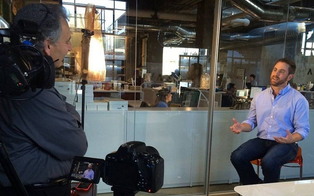 Harold Klein with Ben Fischman, founder of LIDS, Rue La La and Launch. (Teletime Video)