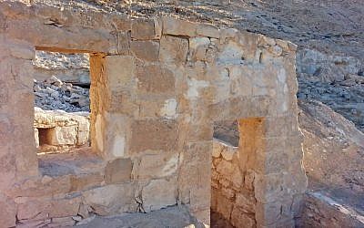 A 1,500-year-old stable is unearthed in the Avdat national park (Israel Antiquities Authority/Courtesy)