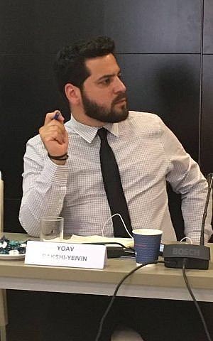 Yoav Yeivin, Jerusalem city council member for 'Wake-Up movement.' He has taken up the issues of East Jerusalem on his own accord. (Courtesy) 