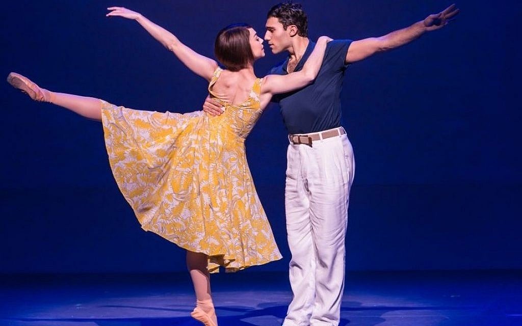Leanne Cope and Dimitri Kleioris in 'An American in Paris,' directed and choreographed by Christopher Wheeldon, music and lyrics by George and Ira Gershwin, performed at the Palace Theatre. (Matthew Murphy) Leanne Cope and Dimitri Kleioris in 'An American in Paris,' directed and choreographed by Christopher Wheeldon, music and lyrics by George and Ira Gershwin, performed at the Palace Theatre. (Matthew Murphy)