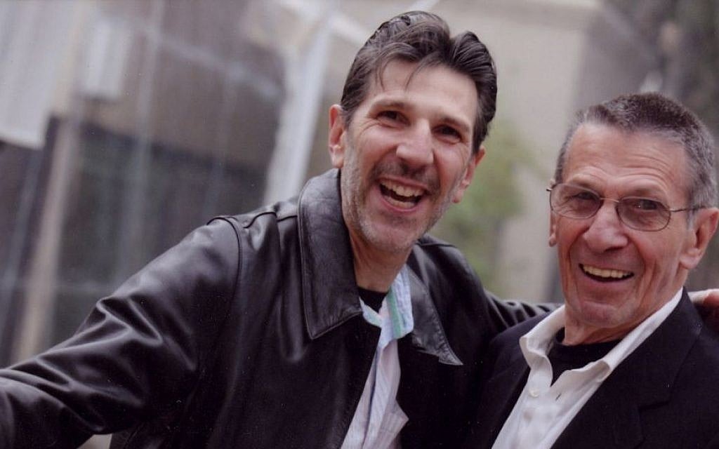 Richard Michelson (left) with Leonard Nimoy, often mistaken for father and son. (Silvia Mautner Photography) Richard Michelson (left) with Leonard Nimoy, often mistaken for father and son. (Silvia Mautner Photography)