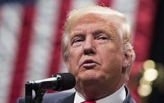 US Republican presidential candidate Donald Trump speaks during a campaign rally in Toledo, Ohio, on September 21, 2016. (AP/Evan Vucci/File)