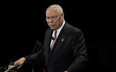 In this photo taken Nov. 9, 2011, former Secretary of State Colin Powell speaks in New York. (AP Photo/Eric Reichbaum)