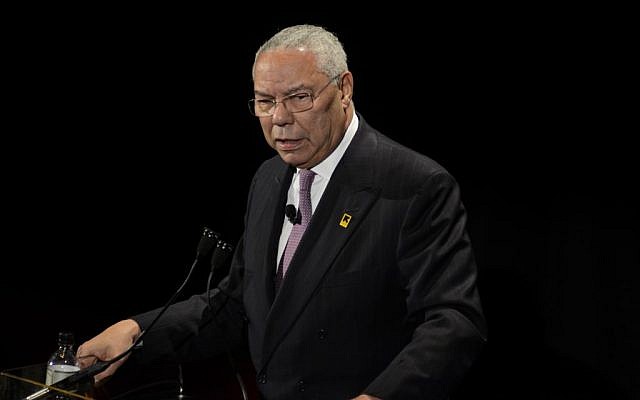 In this photo taken Nov. 9, 2011, former Secretary of State Colin Powell speaks in New York. (AP Photo/Eric Reichbaum) In this photo taken Nov. 9, 2011, former Secretary of State Colin Powell speaks in New York. (AP Photo/Eric Reichbaum)