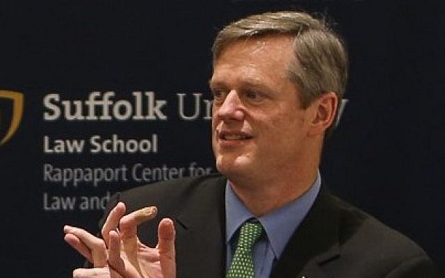 Massachusetts Governor Charlie Baker. (Wikimedia) Massachusetts Governor Charlie Baker. (Wikimedia)