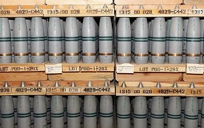 Illustrative photo of a chemical weapons stockpile (photo credit: CC BY-jenspie3/Flickr)