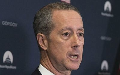 In this May 17, 2016 file photo, House Armed Services Committee Chairman Rep. Mac Thornberry, R-Texas, speaks during a news conference on Capitol Hill in Washington. (AP Photo/Evan Vucci, File)