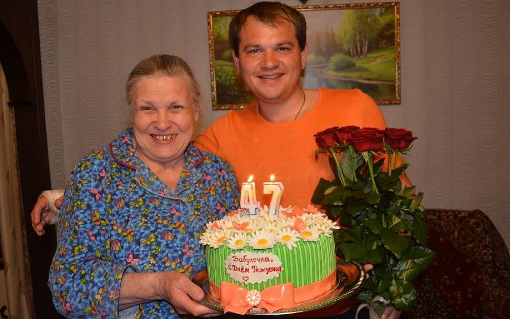 Nikolay Liskov's 76-year-old grandmother recently admitted that she was Jewish. (Courtesy)
