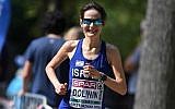 Elena Dolinin, holder of Israel's women's marathon record (Facebook)