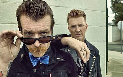'Eagles of Death Metal' lead men Jesse Hughes and Joshua Homme, who met in high school and formed the band 20 years ago (Courtesy Eagles of Death Metal)